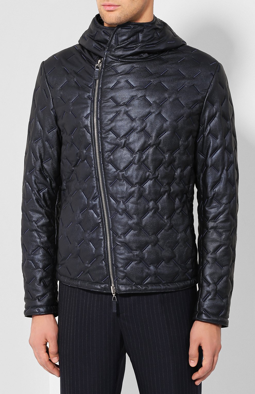 Двус торонняя кожаная куртка EMPORIO ARMANI, арт. 41R33P/41P39, фото 3