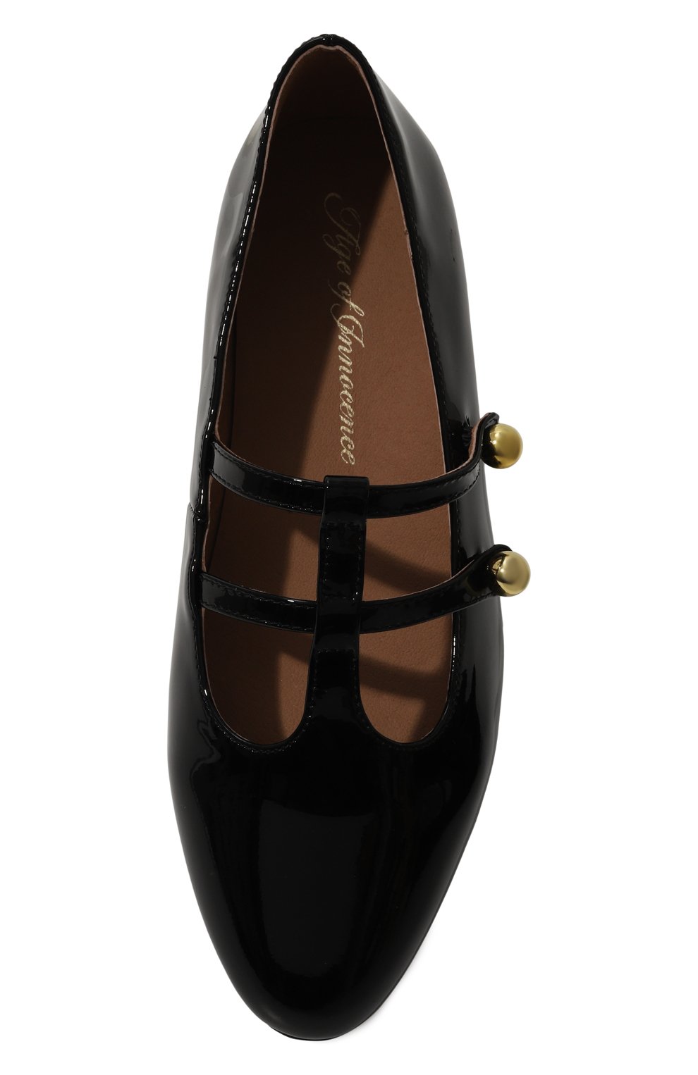 Кожаные балетки AGE OF INNOCENCE, арт. 000436/L0RY/38, фото 4