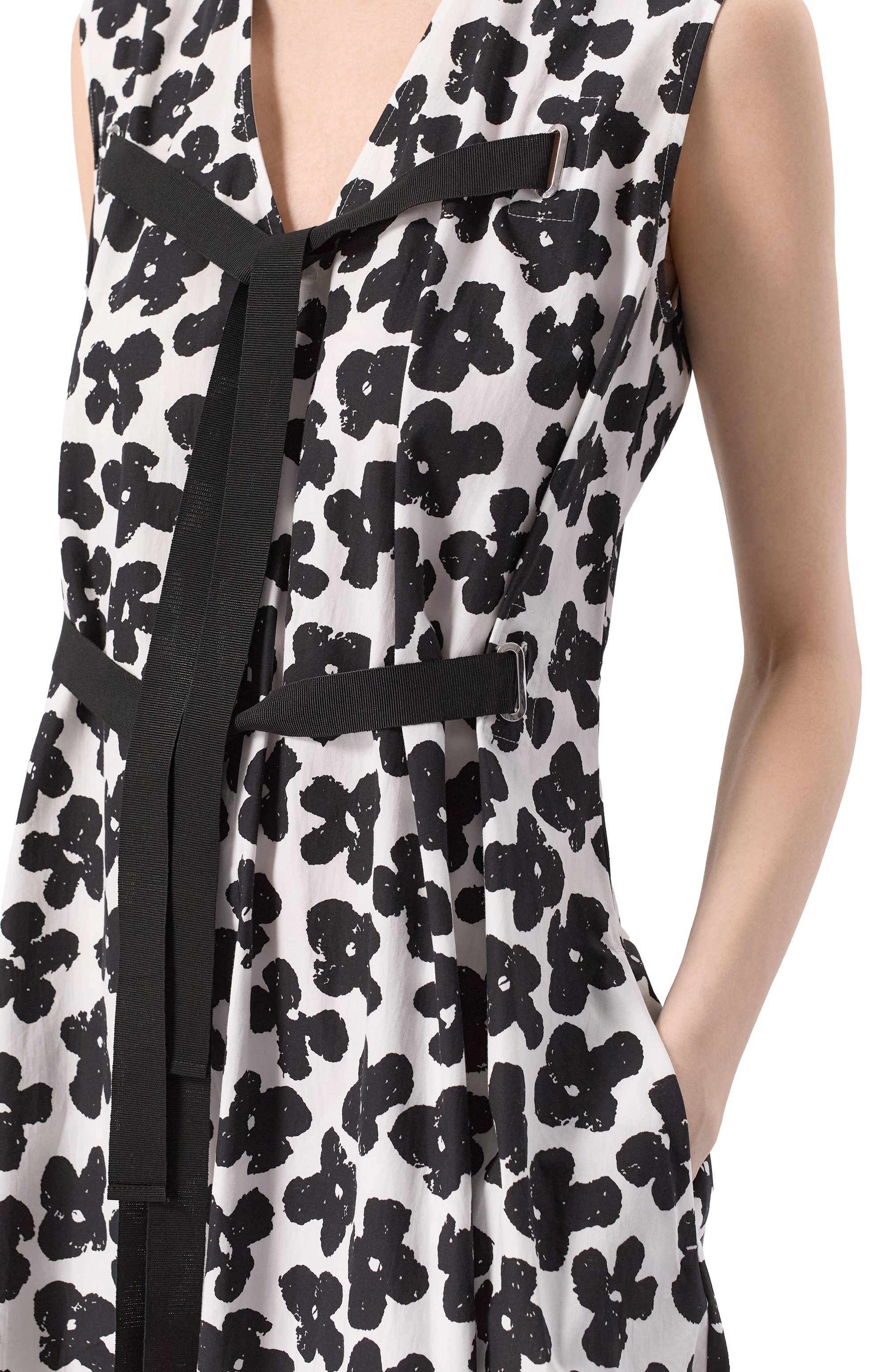 Хлопковое платье MSGM, арт. 3841MDA15A/257153, фото 5