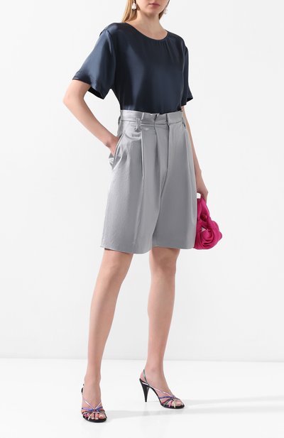 Шорты из смеси вискозы и хлопка BRUNELLO CUCINELLI, арт. M0H86P7265, фото 2