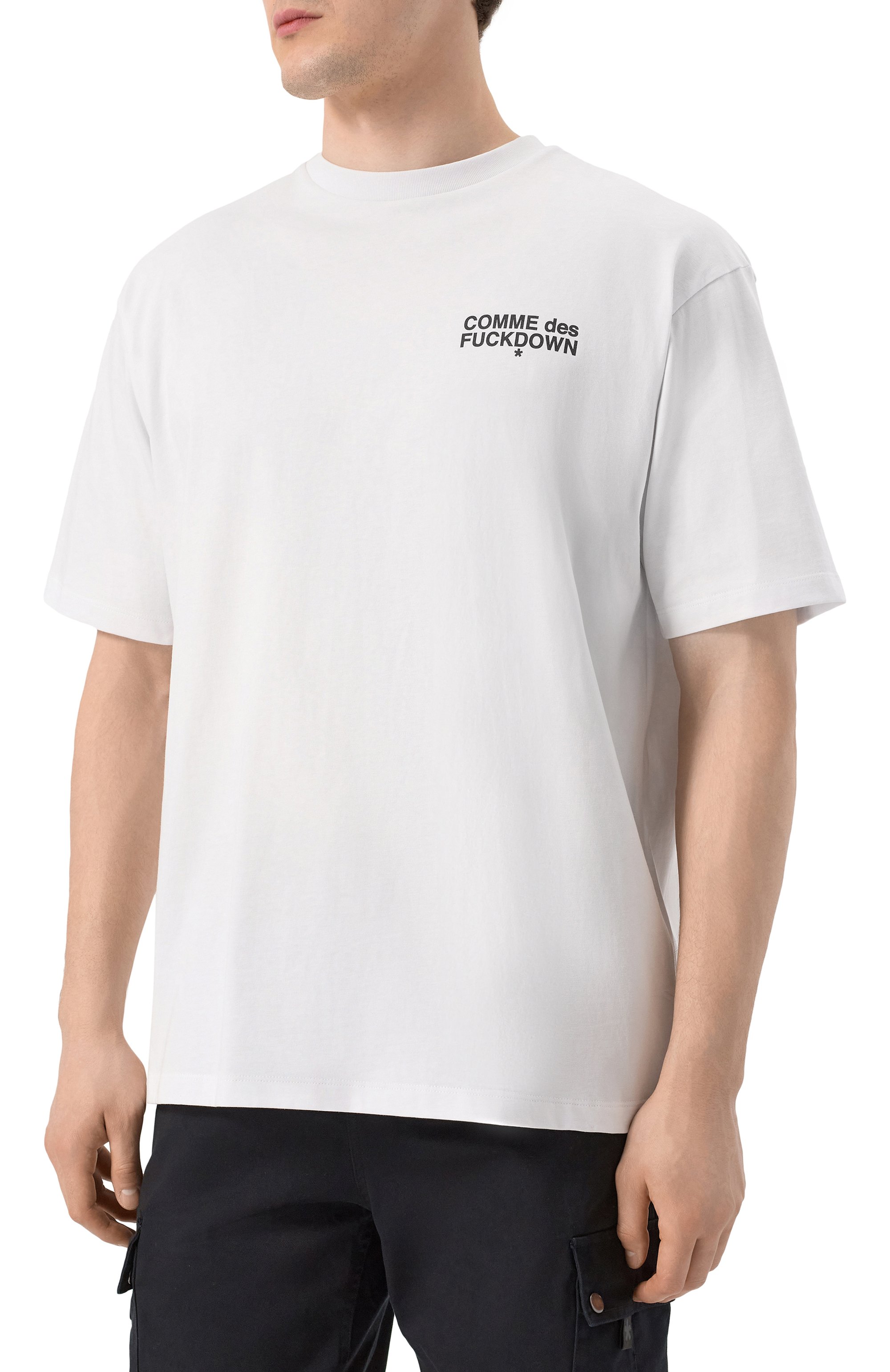 Хлопковая футболка COMME DES FUCKDOWN, арт. CFABM01509, фото 3