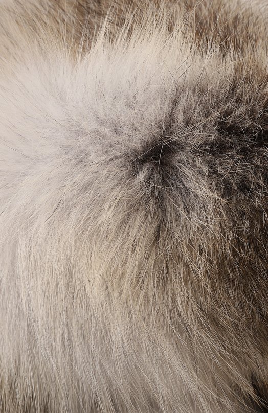 Меховая шапка-ушанка Рик из лисы FurLand 0222009010032600954 Бежевый  0222009010032600954 Фото 3