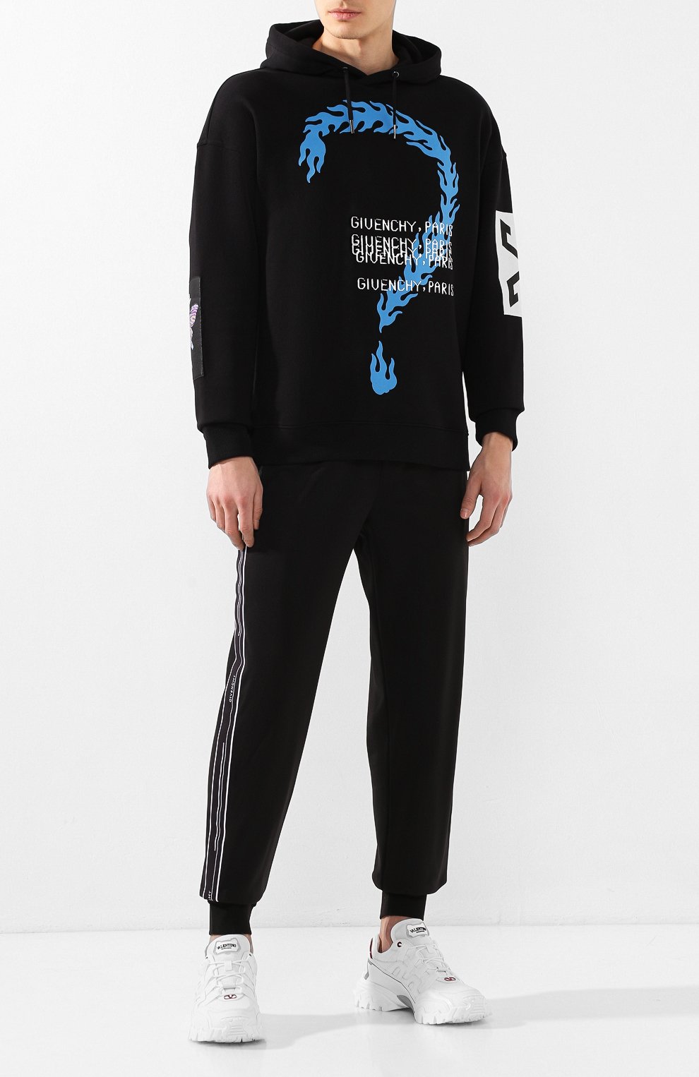 Хлопковое худи GIVENCHY, арт. BMJ05P30AF, фото 2