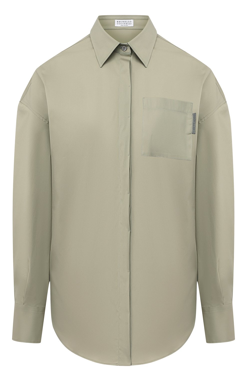Хлопковая рубашка BRUNELLO CUCINELLI, арт. MP091MF116, фото 1
