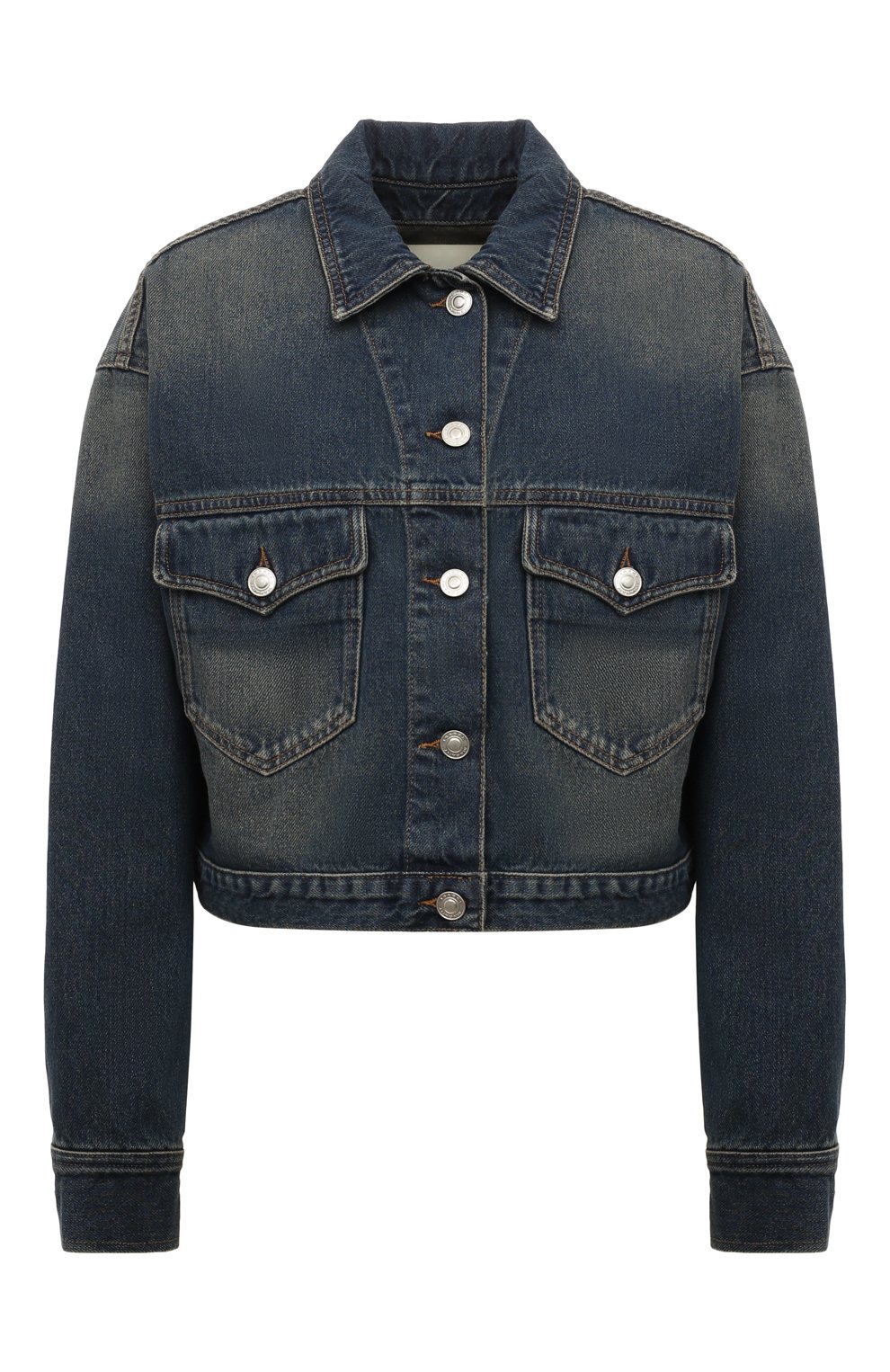 Джинсовая куртка ISABEL MARANT темно-синего цвета по цене 48600 руб., арт. 24P/VE0075FA-B1H04I, фото 1 Джинсовая куртка ISABEL MARANT, арт. 24P/VE0075FA-B1H04I, фото 1