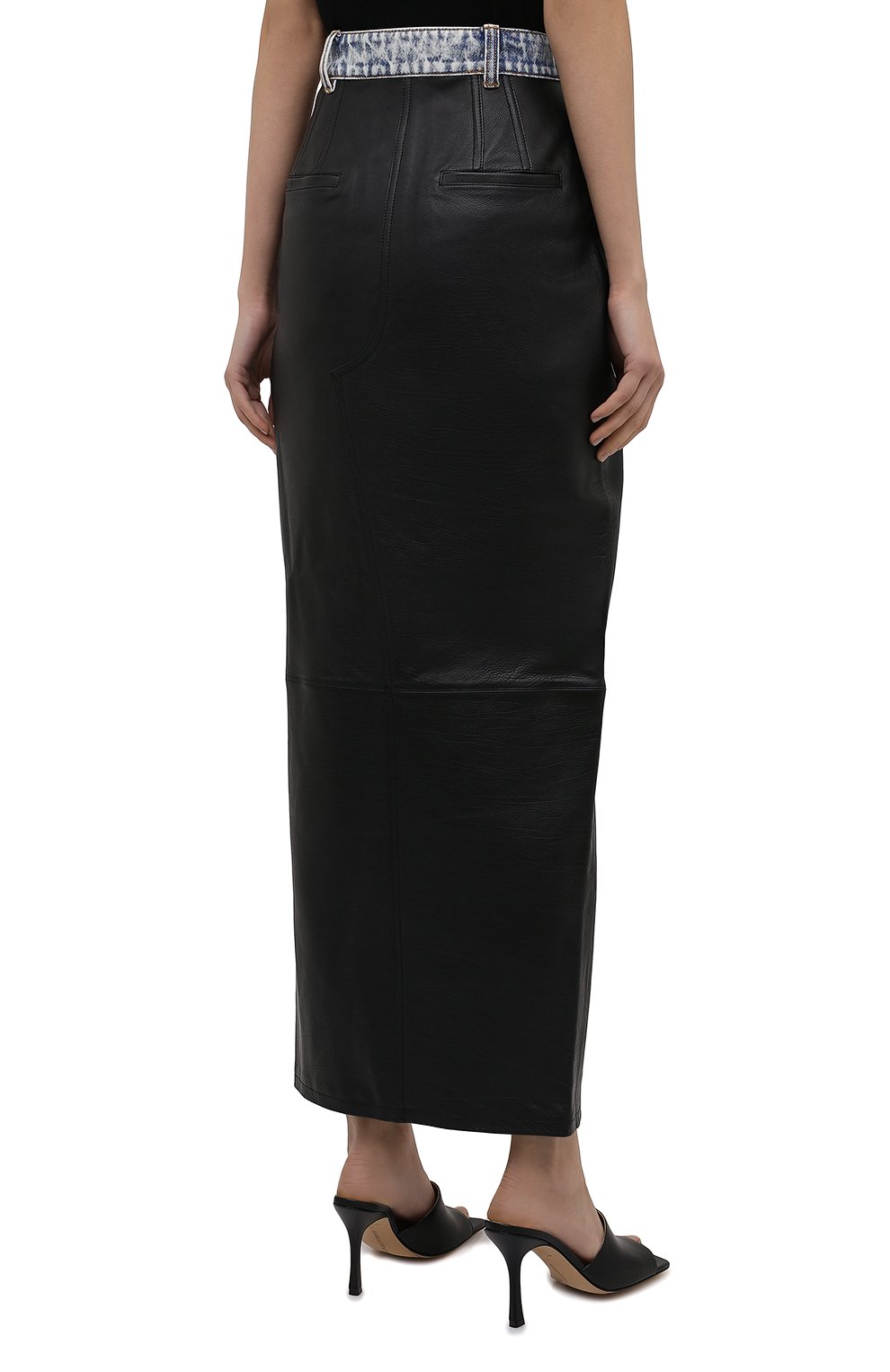 Кожаная юбка ALEXANDER WANG, арт. 1WC3215197, фото 4