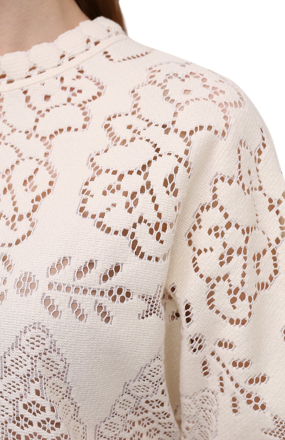 Хлопковый топ VALENTINO, арт. XB3AE6S56U6, фото 5