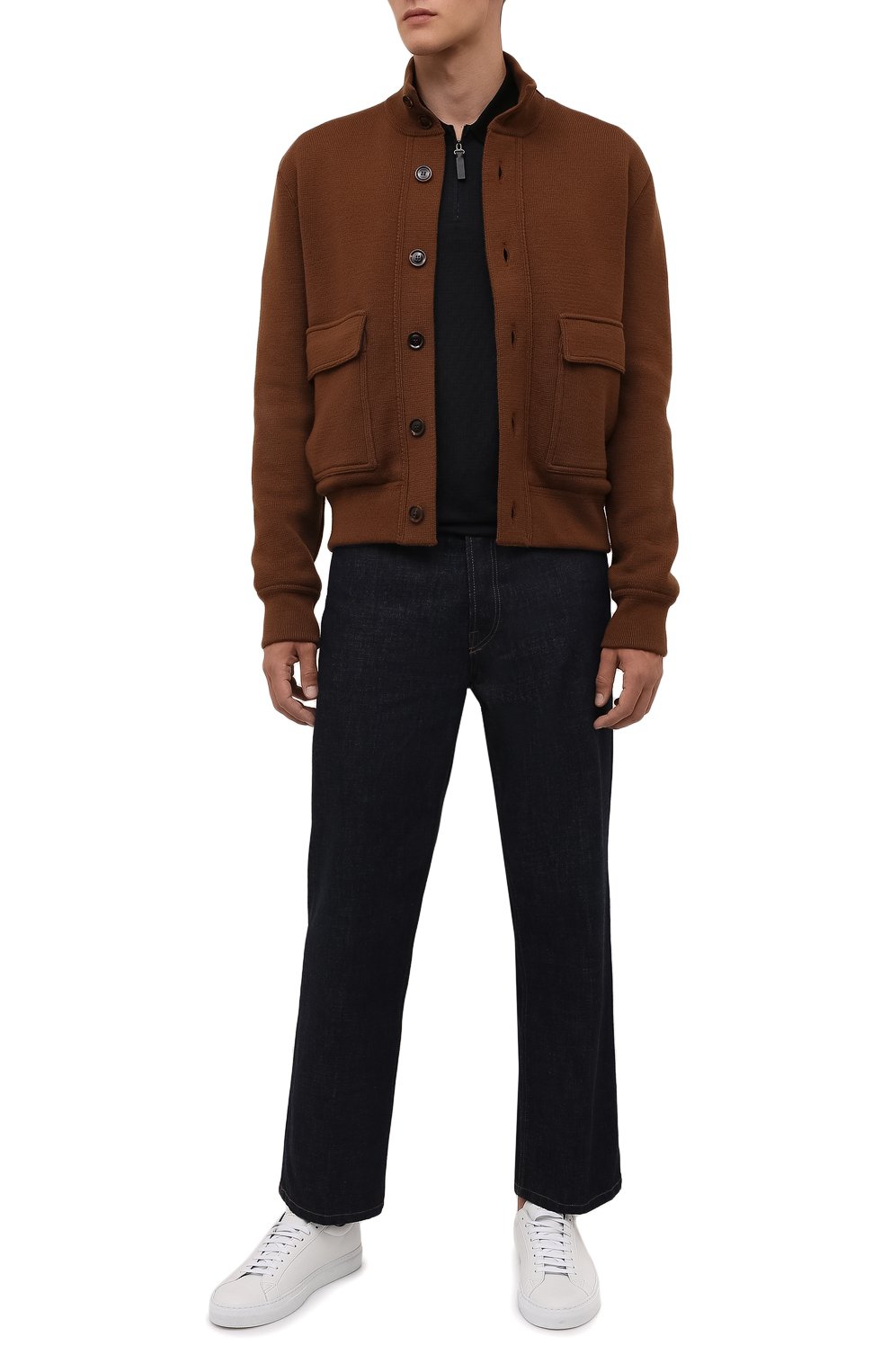 Поло из хлопка и шелка BRIONI, арт. UJHT0L/09632, фото 2