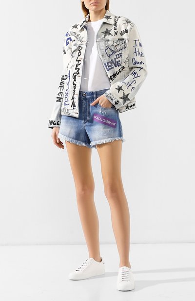 Джинсовые шорты DOLCE & GABBANA, арт. FTBFPD/G8Z63, фото 2