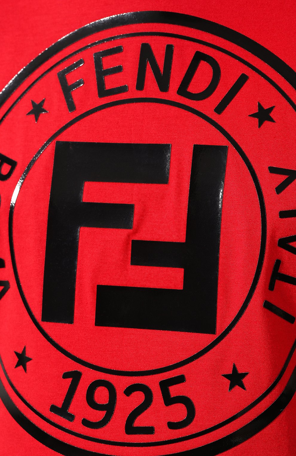 Хлопковая футболка FENDI, арт. FAF073 AB4E, фото 5