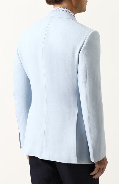 Однобортный льняной пиджак TOM FORD, арт. 373R22/15HA40, фото 4