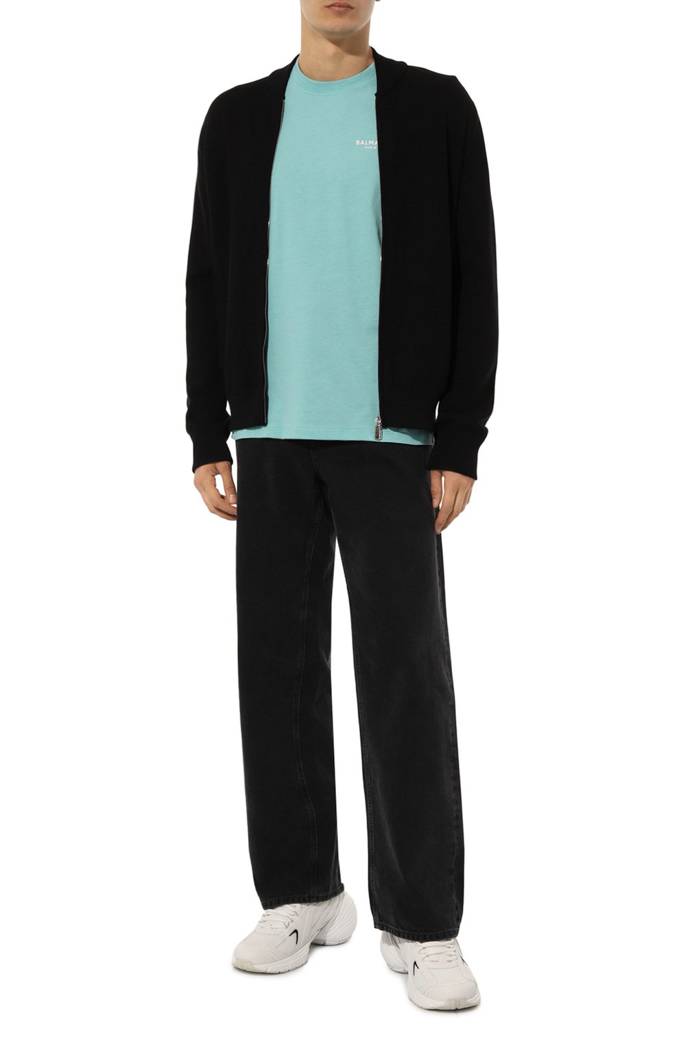 Хлопковая футболка BALMAIN, арт. DH1EF000/BB04, фото 2