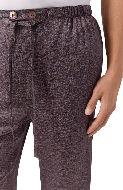 Шелковые домашние брюки ZILLI, арт. PZP013M0600V00000, фото 5