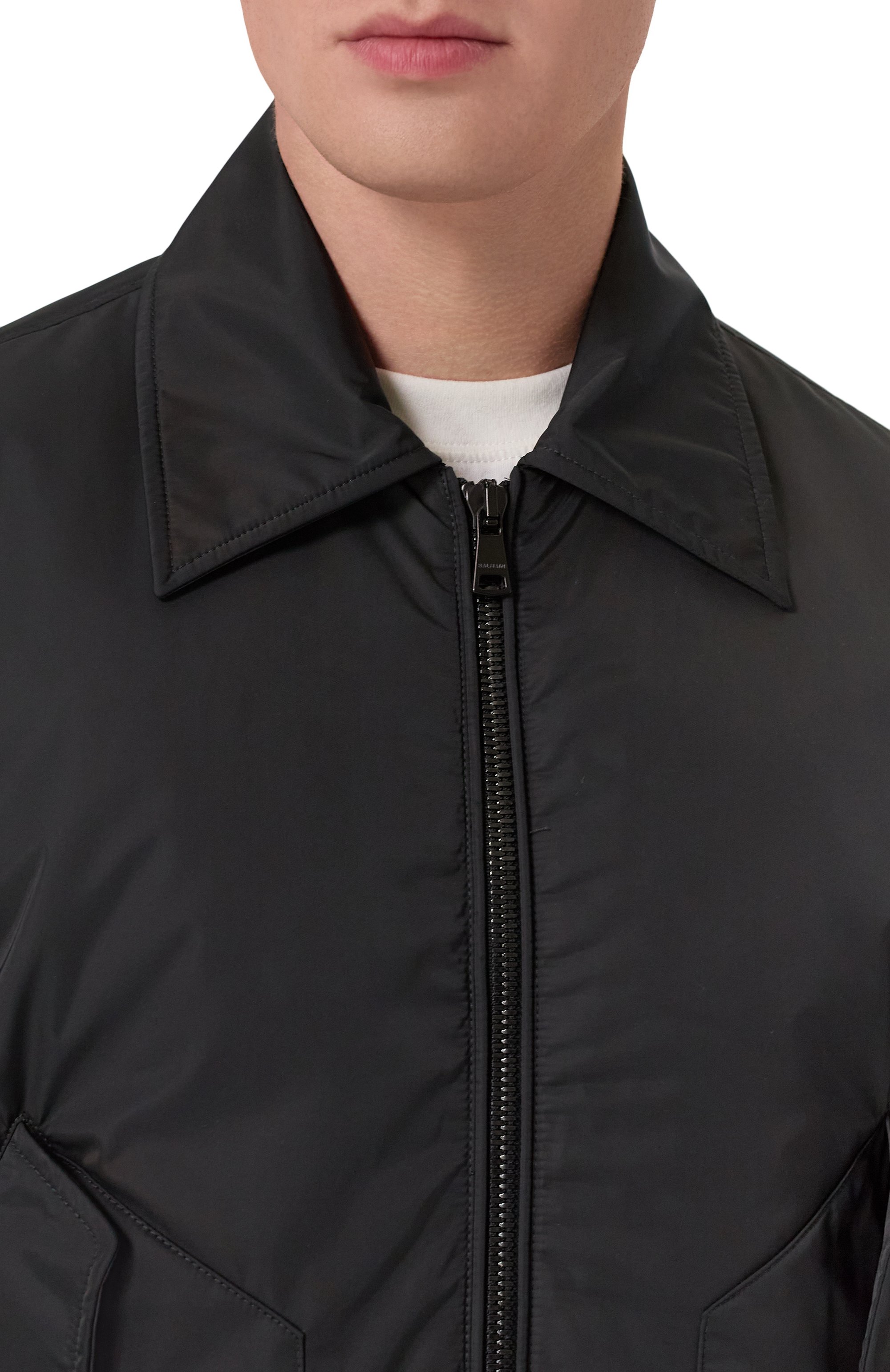 Бомбер BALMAIN черного цвета по цене 157000 руб., арт. FH1TFA50/XL24, фото 5 Бомбер BALMAIN, арт. FH1TFA50/XL24, фото 5