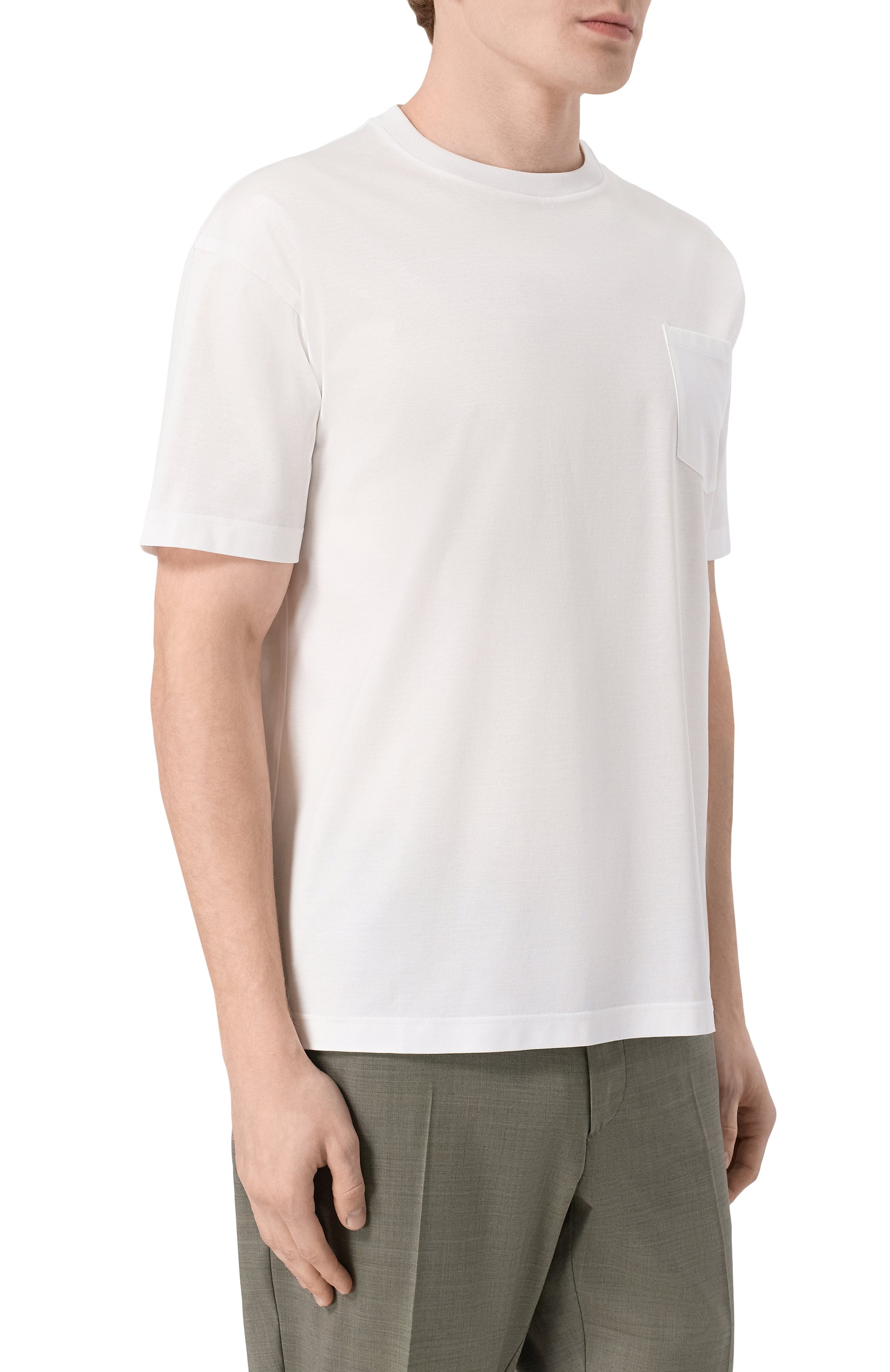 Хлопковая футболка ZILLI, арт. TSR03RM0100VZIN00, фото 3