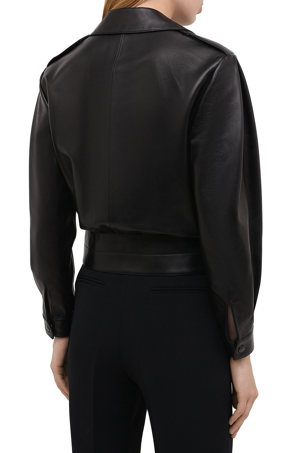 Кожаная куртка SAINT LAURENT, арт. 636922/YCDF2, фото 4