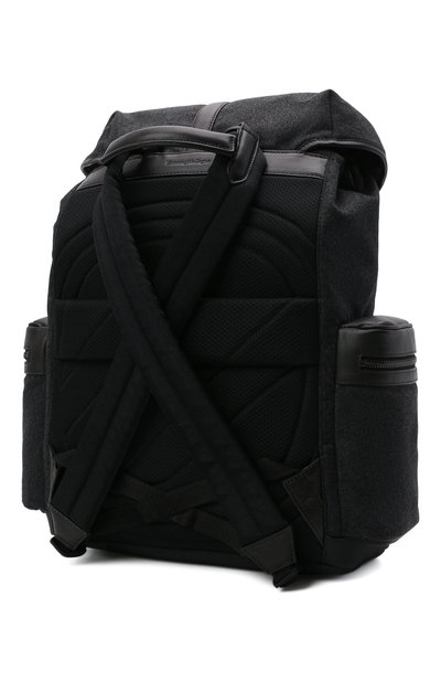 Текстильный рюкзак ZEGNA темно-серого цвета по цене 197000 руб., арт. C1282X-LHUTE, фото 3 Текстильный рюкзак ZEGNA, арт. C1282X-LHUTE, фото 3