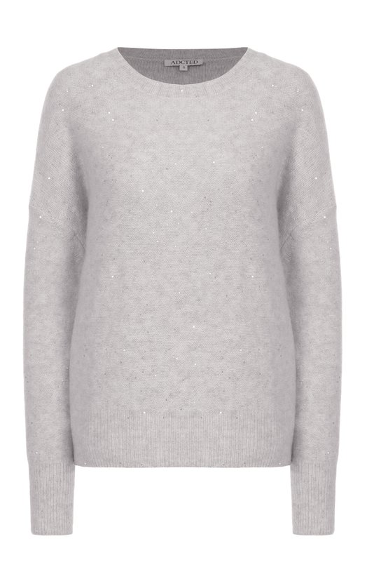 Пуловер из кашемира и хлопка Addicted NY103-1 Серый NY103-1