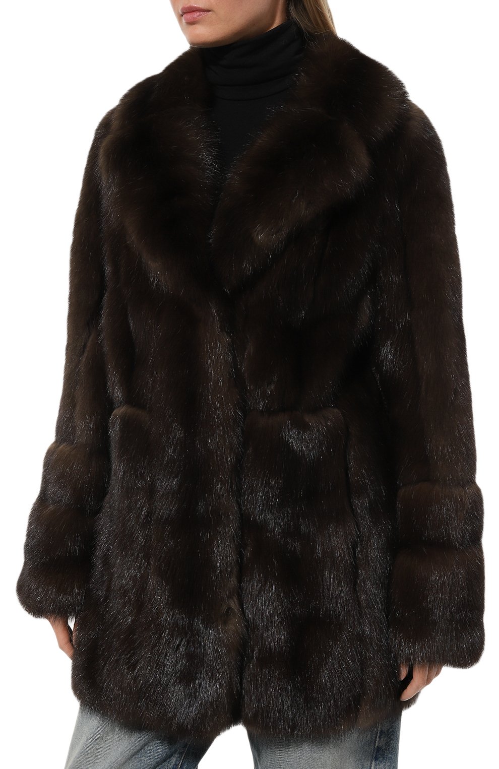 Шуба из меха соболя EMIL SHABAEV, арт. 0065, фото 3