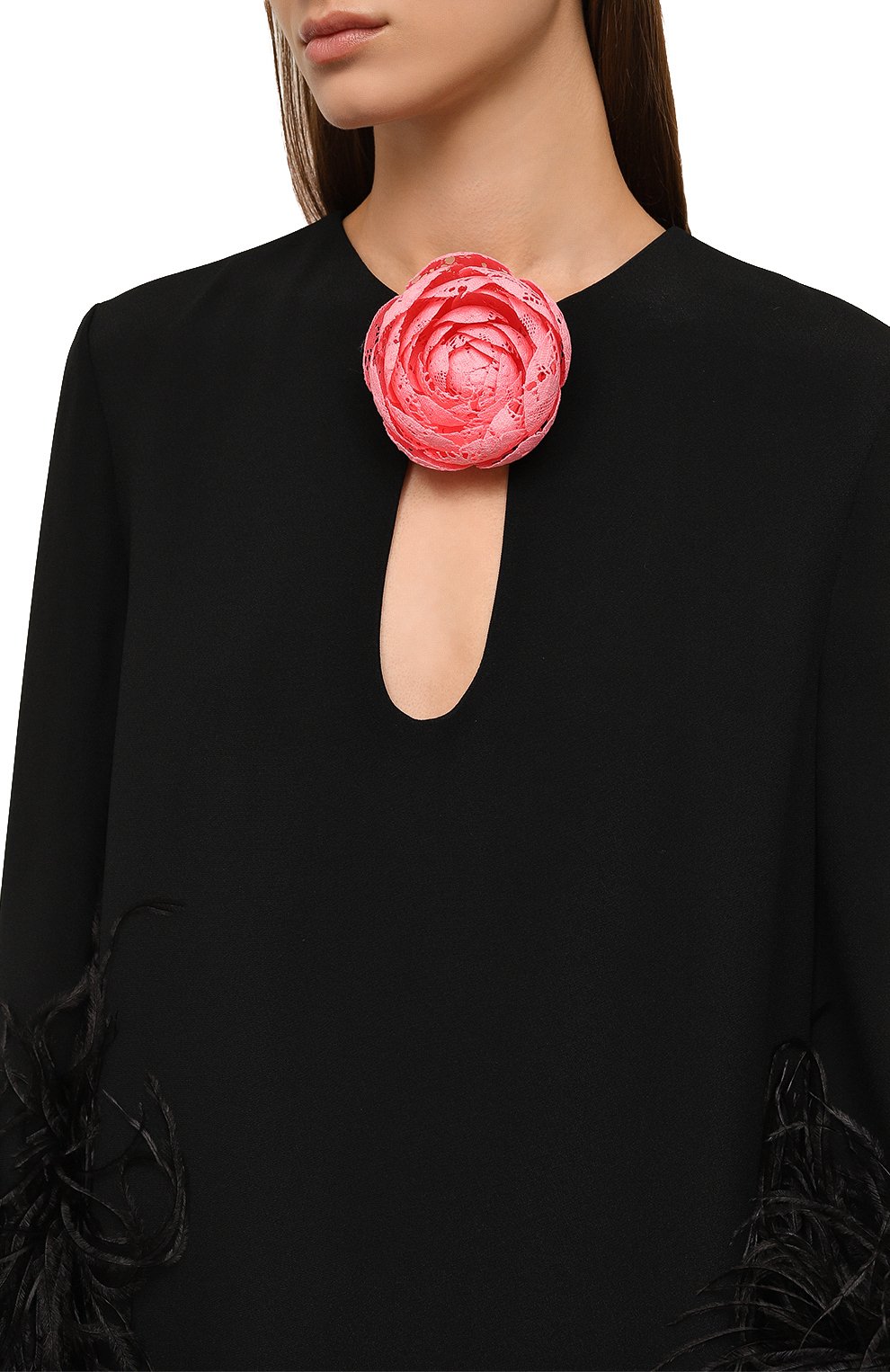 Брошь FLOWER ME розового цвета по цене 15400 руб., арт. CMML-NS016010XL, фото 2 Брошь FLOWER ME, арт. CMML-NS016010XL, фото 2