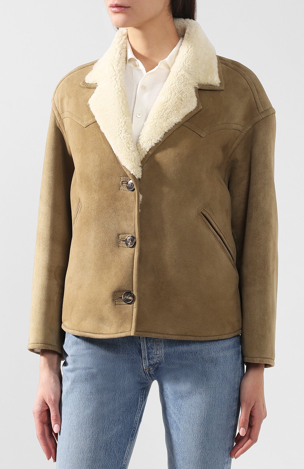 Укороченная дубленка ISABEL MARANT ETOILE, арт. MA0504-19P001E/FABI0, фото 3