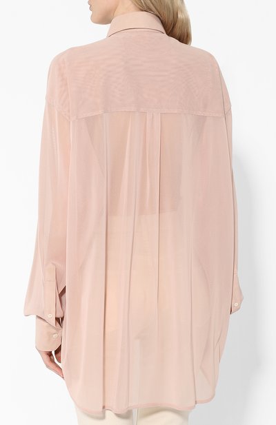 Полупрозрачная блузка VICTORIA BECKHAM,  арт. SH 0VR 1738 PSS19 S0FT TULLE, фото 4