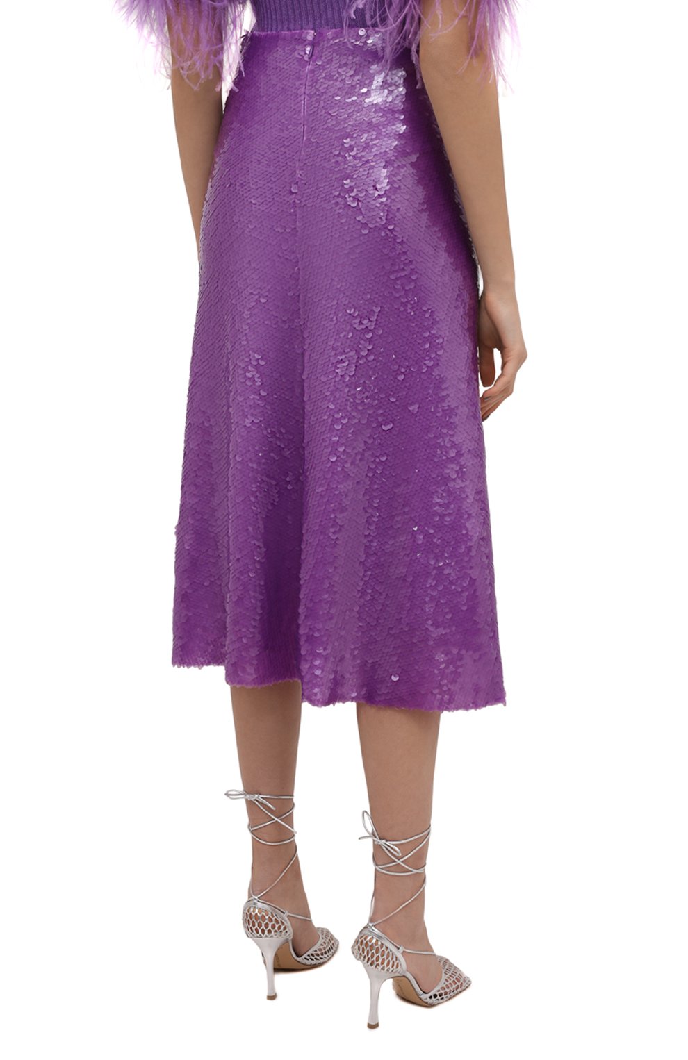 Юбка с пайетками VICTORIA BECKHAM, арт. 1122WSK003263A, фото 4