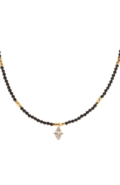 Колье HANKA_IN черного цвета по цене 17450 руб., арт. GIGI-CH-SPN-CZ-1M, фото 3 Колье HANKA_IN, арт. GIGI-CH-SPN-CZ-1M, фото 3