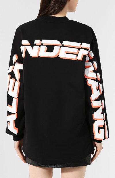 Хлопковый пуловер ALEXANDERWANG.T черного цвета по цене 48600 руб., арт. 4CC2191024, фото 4 Хлопковый пуловер ALEXANDERWANG.T, арт. 4CC2191024, фото 4