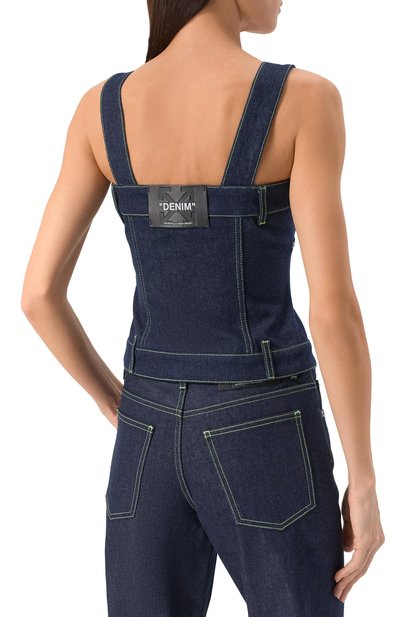 Джинсовый топ OFF-WHITE, арт. 0WYP009S25DEN0014600, фото 4