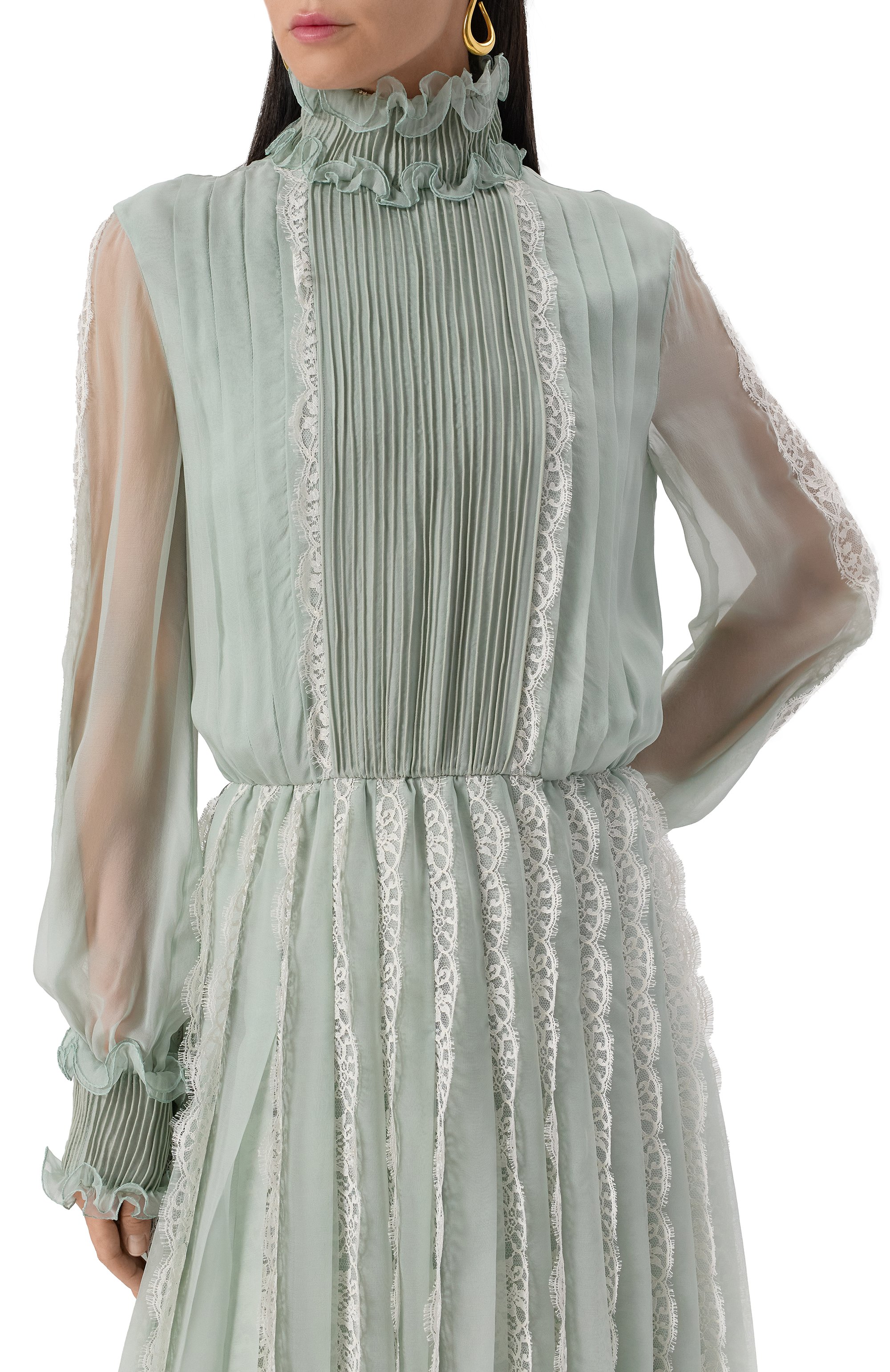 Шелковое платье VALENTINO, арт. 6B3VDKQ02UP, фото 5