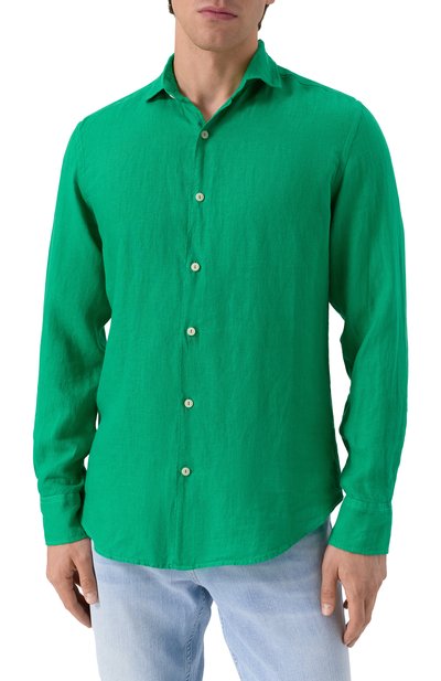 Льняная рубашка MC2 SAINT BARTH, арт. STBM PAMPL0NA/02003H, фото 3