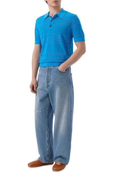 Поло из вискозы DRIES VAN NOTEN, арт. 021217/3701, фото 2