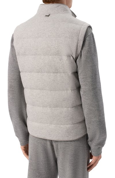Утепленный жилет CORNELIANI светло-серого цвета по цене 118000 руб., арт. 28C5U0/2A20111, фото 4 Утепленный жилет CORNELIANI, арт. 28C5U0/2A20111, фото 4