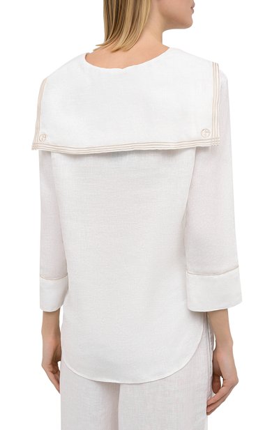 Льняная блузка GIORGIO ARMANI, арт. 0WHCCZ81/TZ644, фото 5