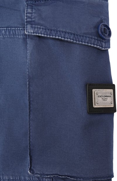 Хлопковые шорты-карго DOLCE & GABBANA, арт. L43Q98/LY108, фото 3