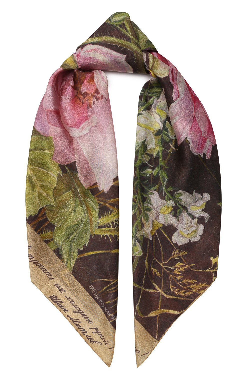Шелковый платок букет GOURJI, арт. T23BA7R/1, фото 1