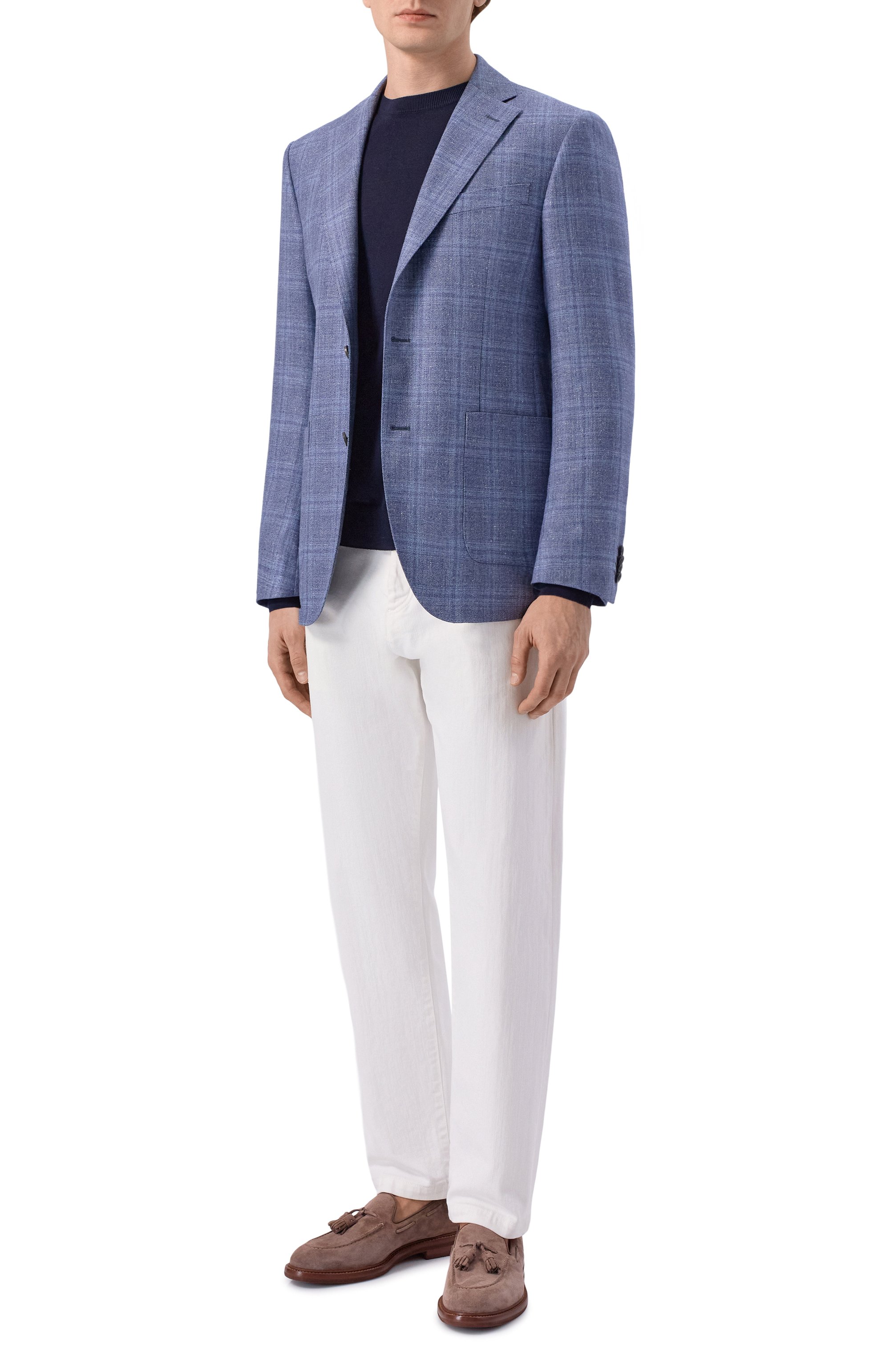 Пиджак из шелка и ш ерсти CORNELIANI, арт. 276018/2716921, фото 3