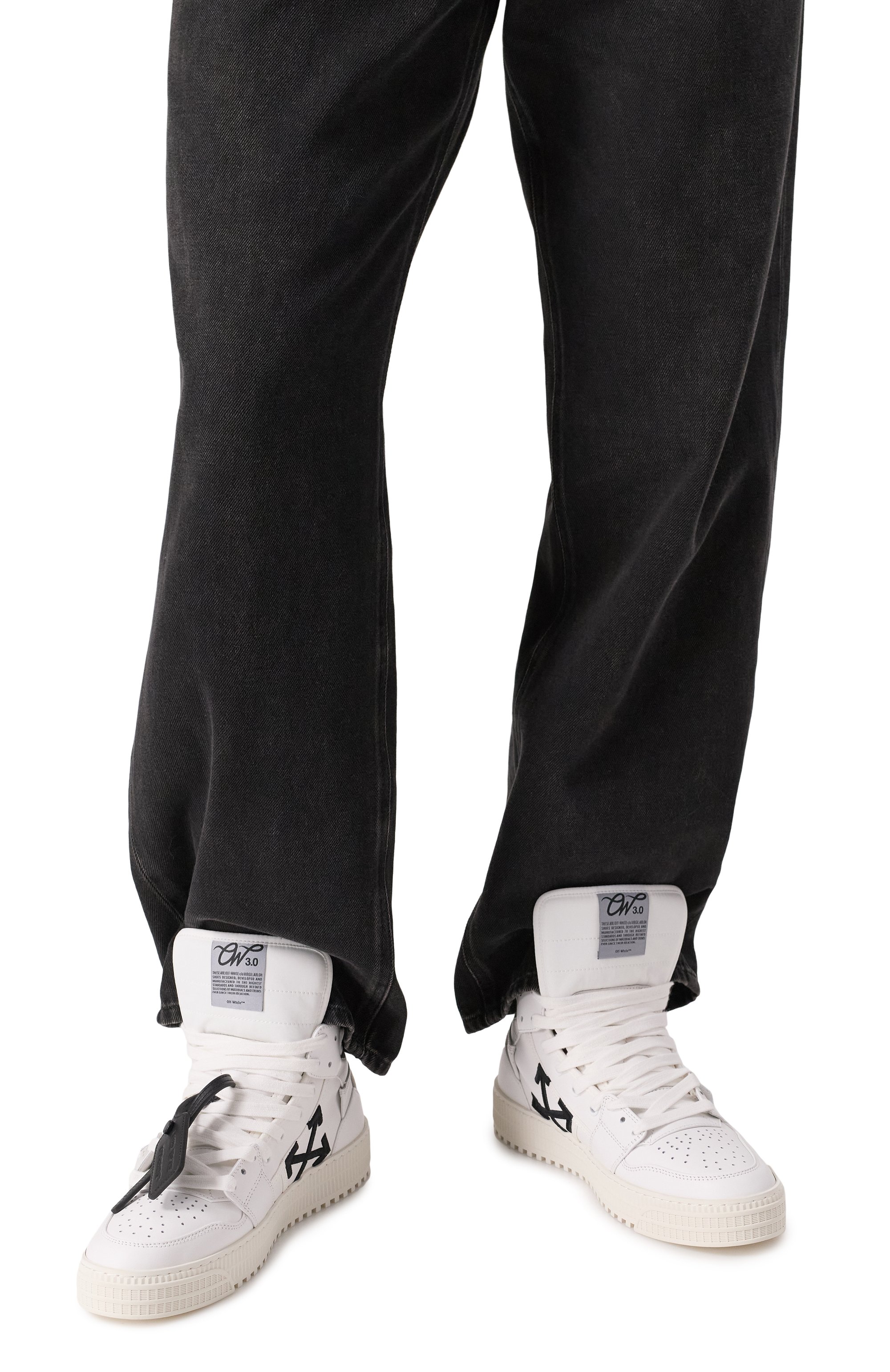 Кожаные кеды 3.0 off court courtesy OFF-WHITE, арт. 0MIA065C99LEA007, фото 3