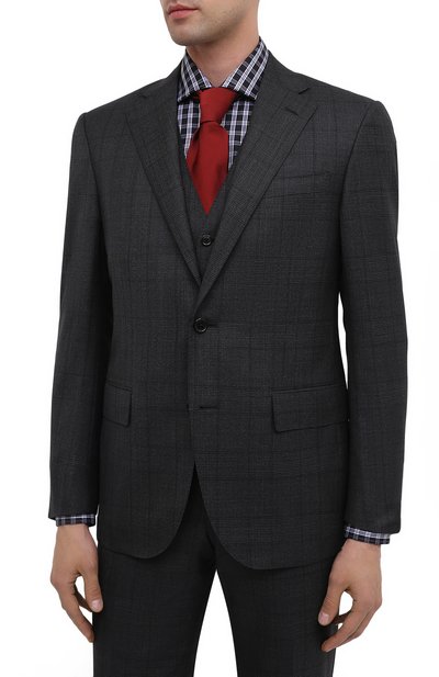 Шерстяной костюм-тройка CORNELIANI, арт. 868268-0817235/92 Q1, фото 2