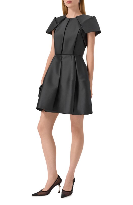 Комбинированные туфли Puffy Heart Ring 95 Mach & Mach PF25-S0964-95-X22-BLK Чёрный  PF25-S0964-95-X22-BLK Фото 3