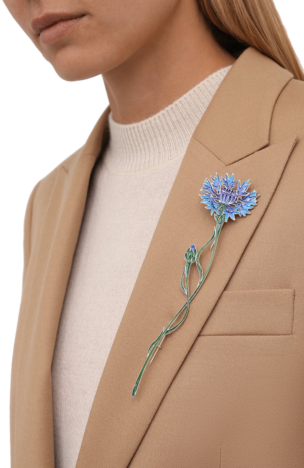 Брошь василёк РУССКИЕ САМОЦВЕТЫ, арт. 41493, фото 2