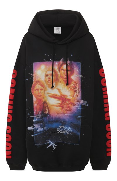 Женский хлопковое худи star wars x vetements l VETEMENTS, арт. USW21TR015 1601/W