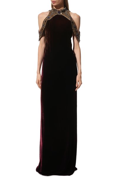 Платье из вискозы и шелка RALPH LAUREN, арт. 290736361, фото 2