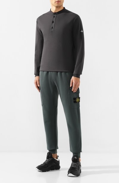 Хлопковый лонгслив STONE ISLAND, арт. 711520442, фото 2