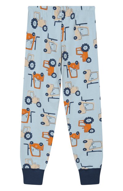 Хлопковая пижама SANETTA голубого цвета по цене 8195 руб., арт. 233625, фото 5 Хлопковая пижама SANETTA, арт. 233625, фото 5