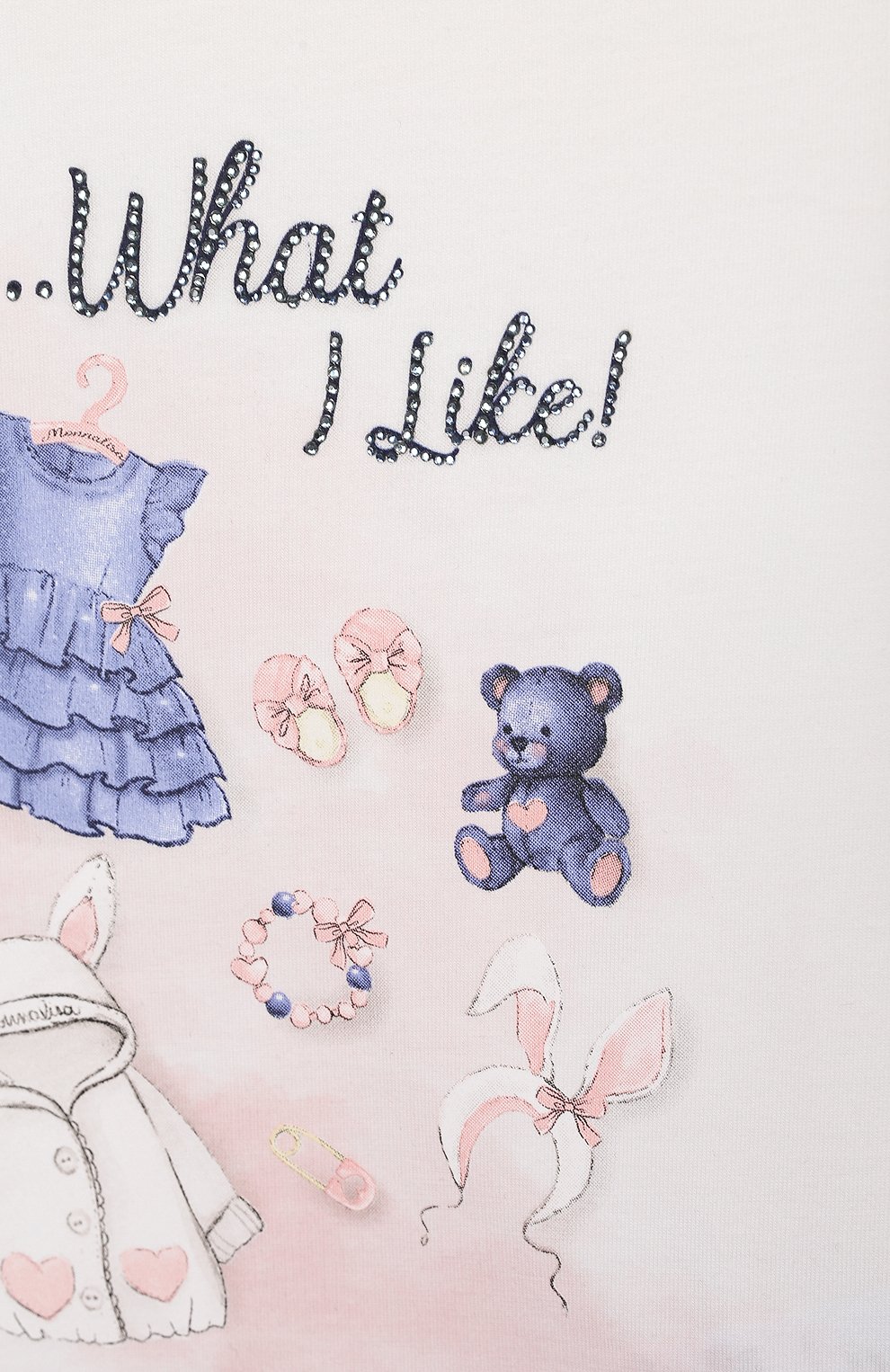 Хлопковый лонгслив MONNALISA, арт. 318620PV., фото 3