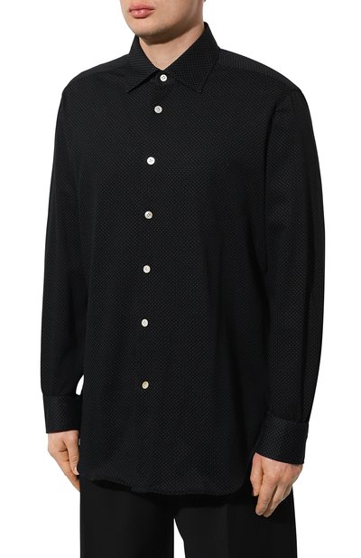 Хлопковая рубашка KITON, арт. UCIH07147, фото 3