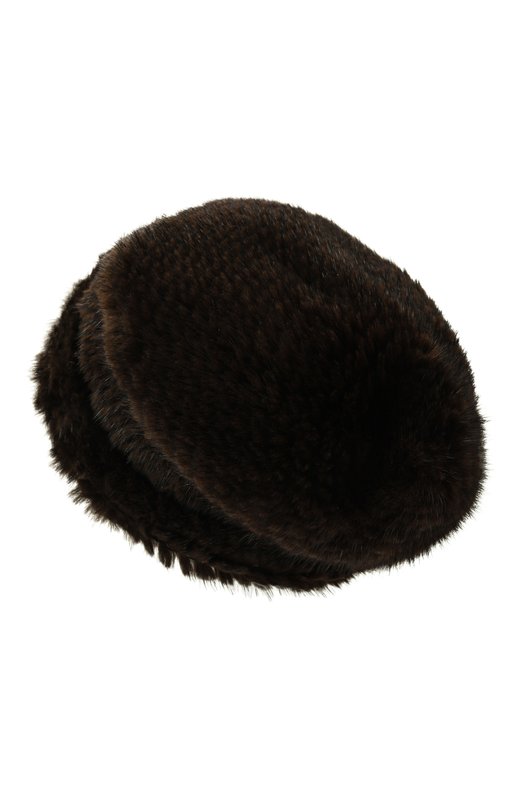 Меховая шапка из норки VICTORIA KUSENKOVA 050250004071 Коричневый  050250004071 Фото 3