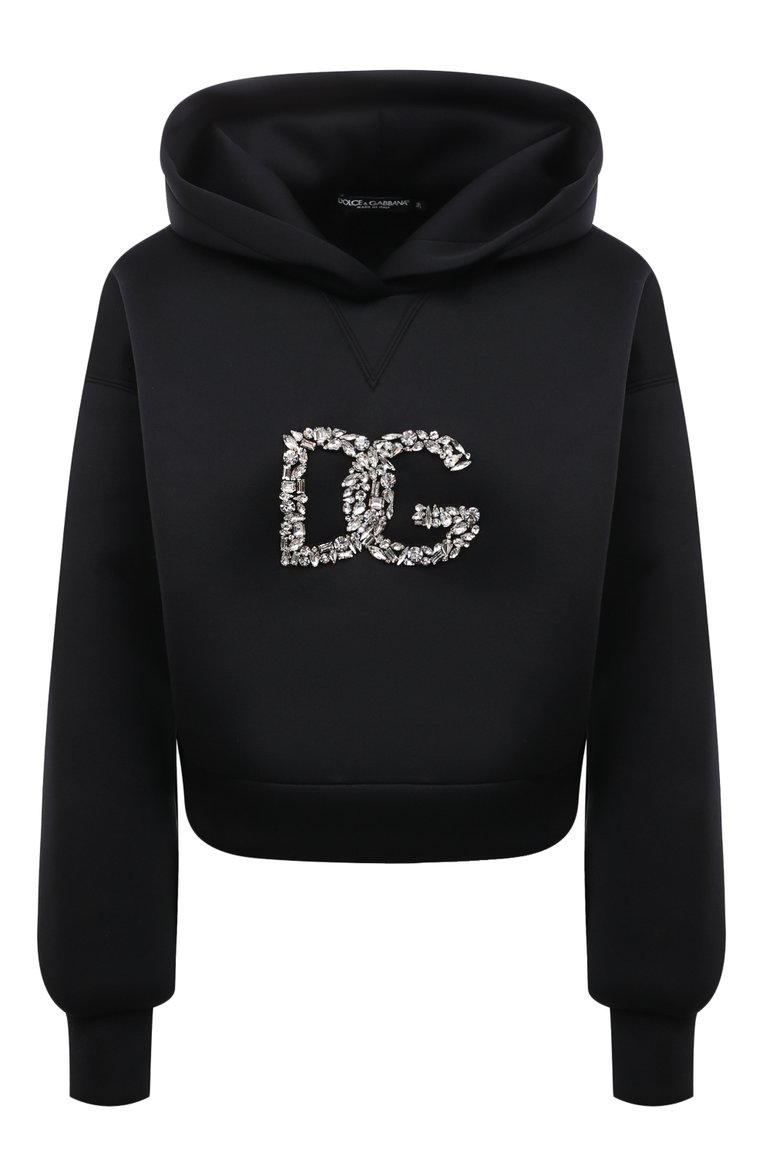 Женский черный худи DOLCE & GABBANA купить в интернет-магазине ЦУМ, арт ...